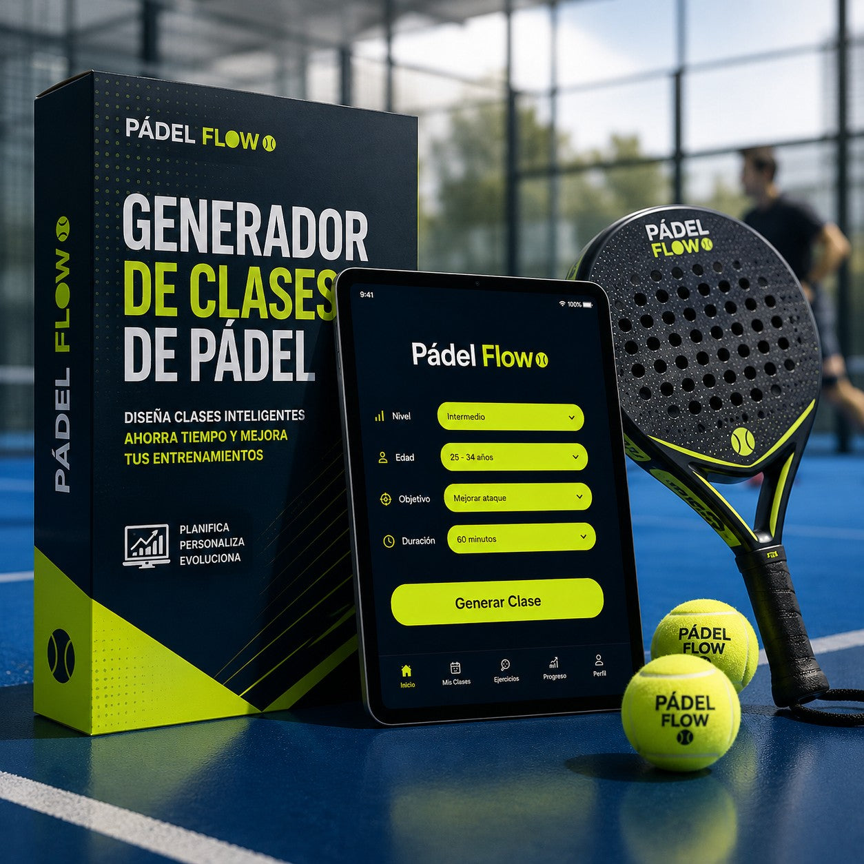 Generador de Clases de Pádel + 4 Bonus GRATIS